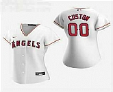 Women Customized Los Angeles Angels 2020 White Home Nike Jersey